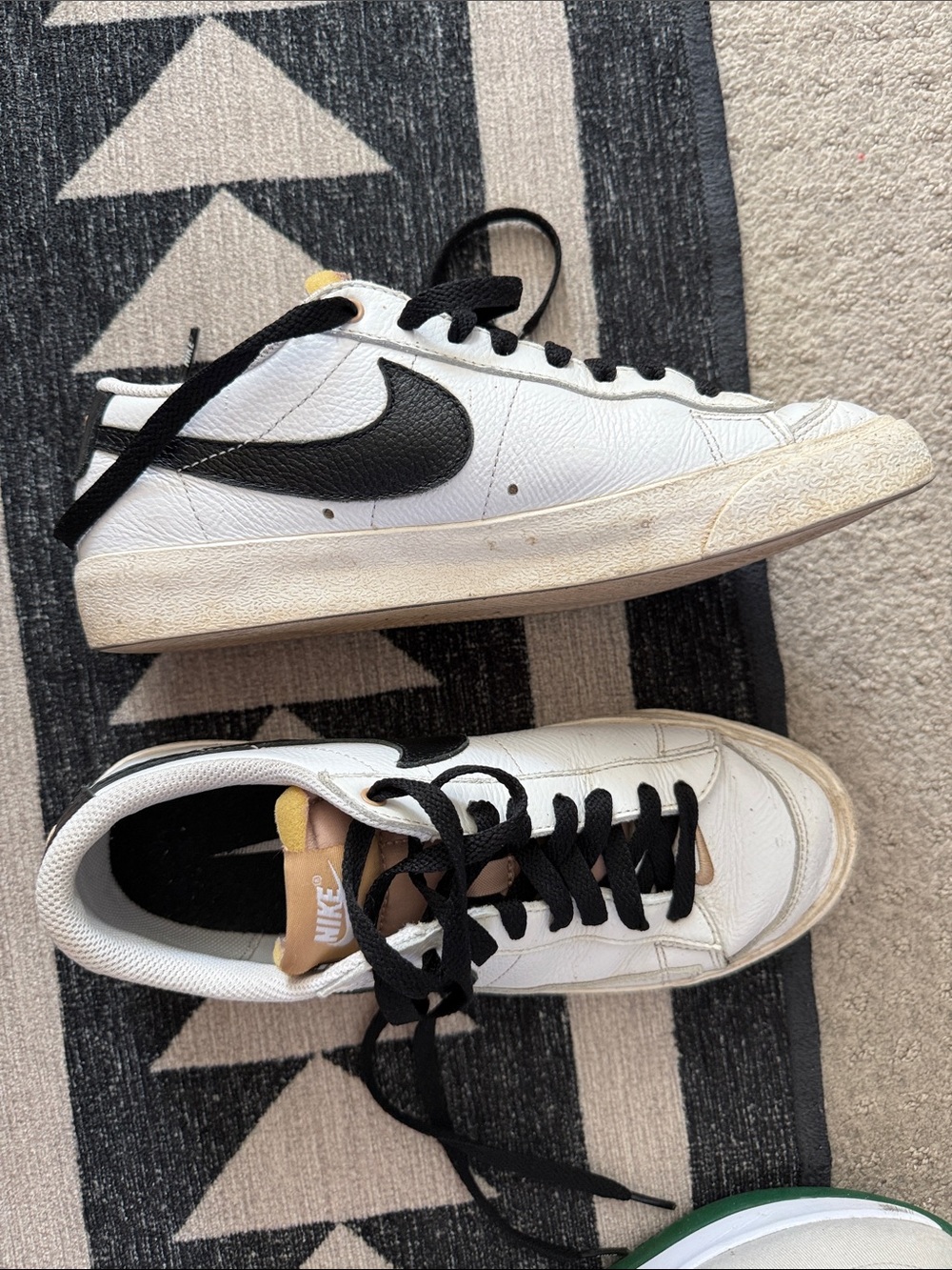 Nike Women’s White & Black Low-Top Sneakers